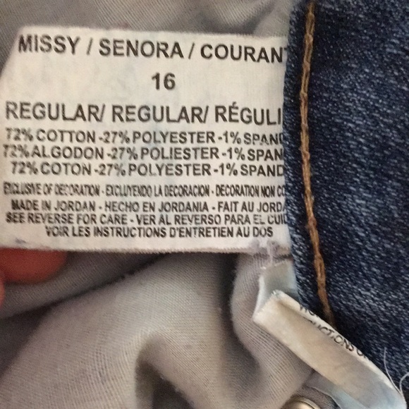 BANDOLINO woman’s jeans sz 16 regular. - Picture 5 of 5